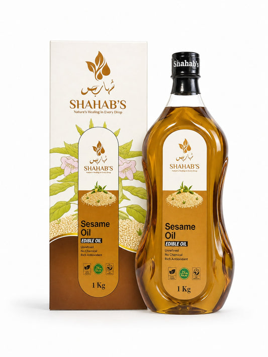 Pure Cold-Pressed Sesame Oil - Premium Edible Grade