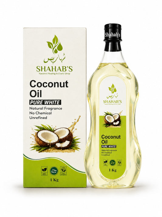 Pure Cold-Pressed Coconut Oil - 100% Natural Premium Grade