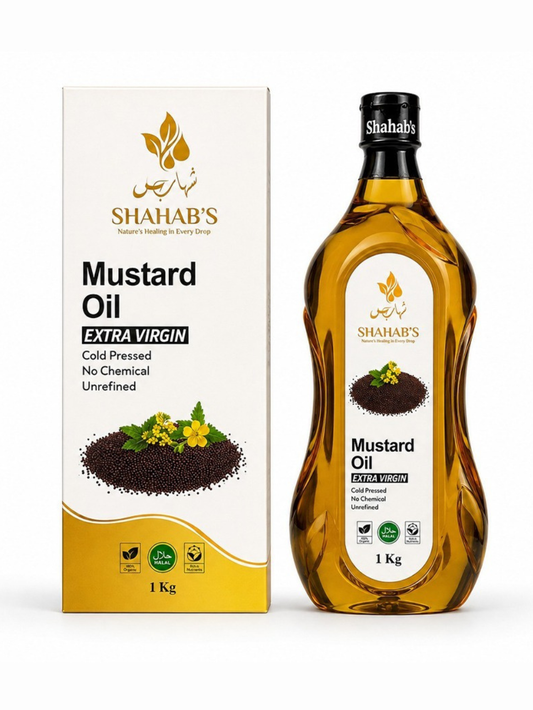 Extra Virgin Mustard Oil - Cold-Pressed from Pure Black Seeds