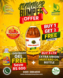 Pure Cold-Pressed Extra Virgin Mustard Oil | Premium Quality (Summer Bumper Offer)