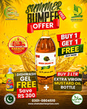 Pure Cold-Pressed Extra Virgin Mustard Oil | Premium Quality (Summer Bumper Offer)