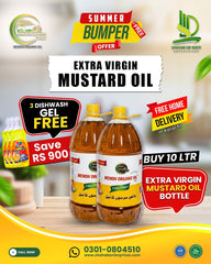 Extra Virgin Pure Cold-Pressed Mustard Oil | Premium Quality (Summer Bumper Offer)