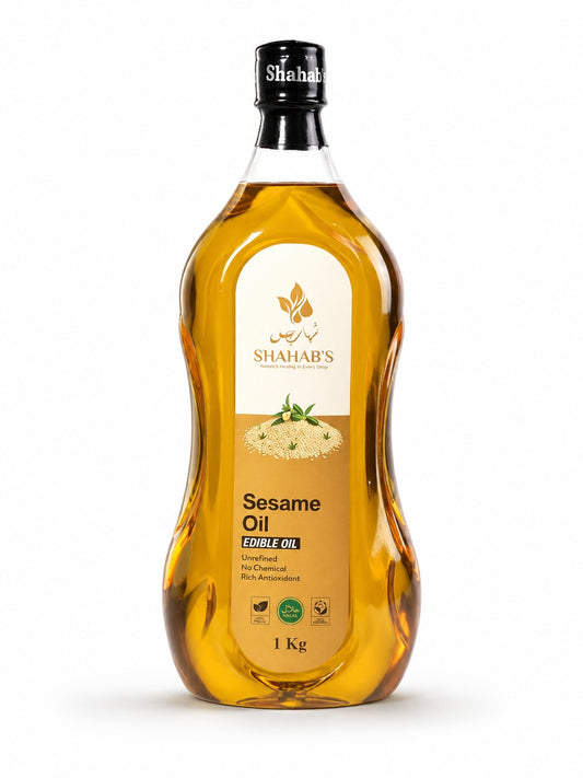 Pure Cold-Pressed Sesame Oil - Premium Edible Grade