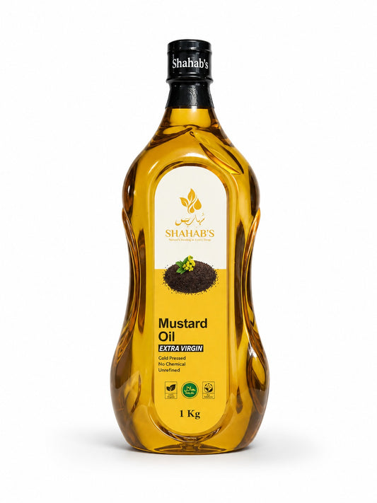 Extra Virgin Mustard Oil - Cold-Pressed from Pure Black Seeds
