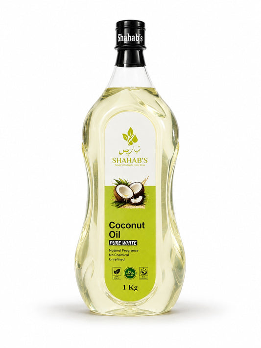 Pure Cold-Pressed Coconut Oil - 100% Natural Premium Grade