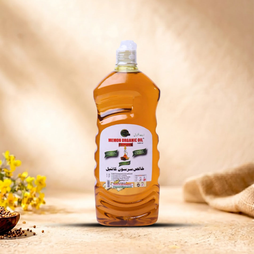 Extra Virgin Mustard Oil - Pure and Premium Quality Cooking Oil